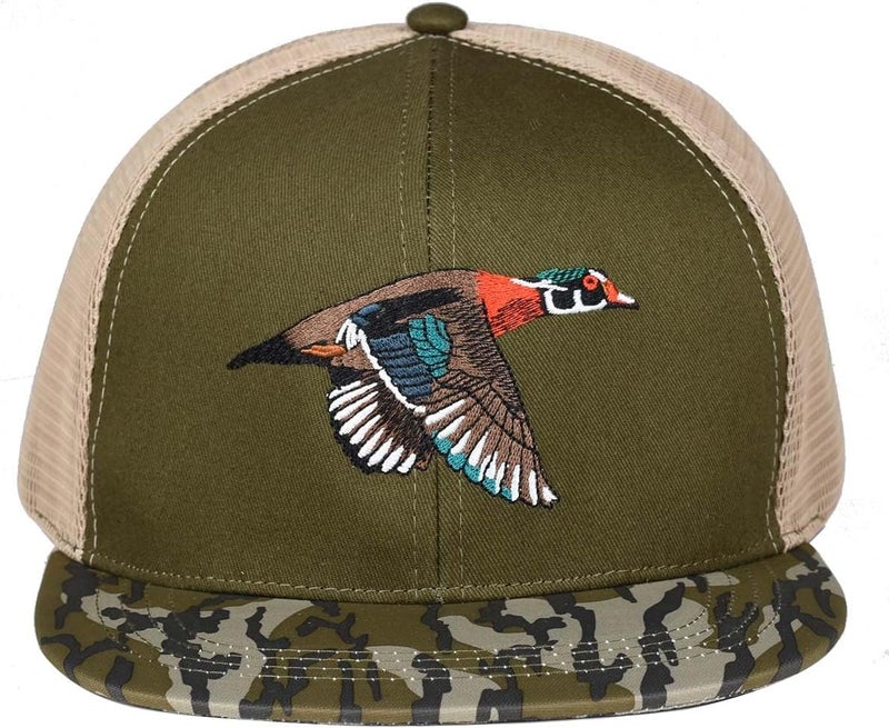 EDTREK Outdoorsman Pro Trucker Breathable Mesh Performance Cap - Flat Brim Snapback Hat - Image 2